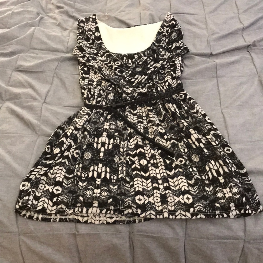 3/4 Sleeve Tribal Dress